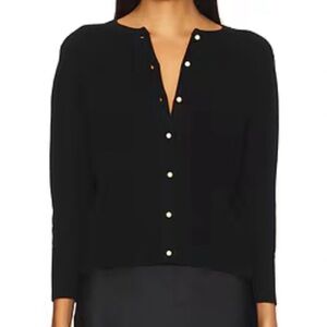 Vince Pearl-Button Wool-Blend Cardigan NWT Small